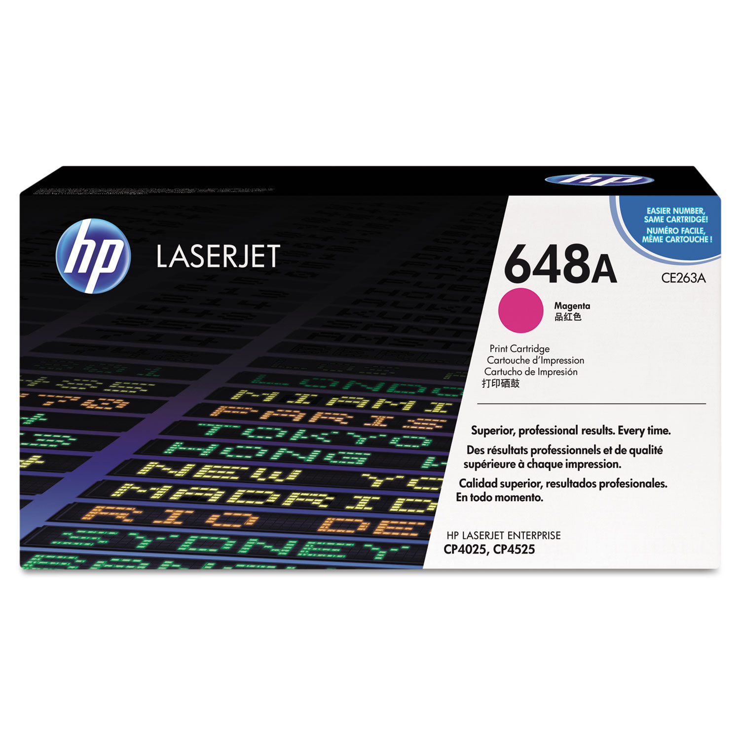 Toner HP CE263A (648A) Original para CP4025 / CP4525 / CP4025dn / CP4025n / CP4525dn / CP4525n / CP4525xh Magenta Lacrado com NF e Garantia de 1 Ano
