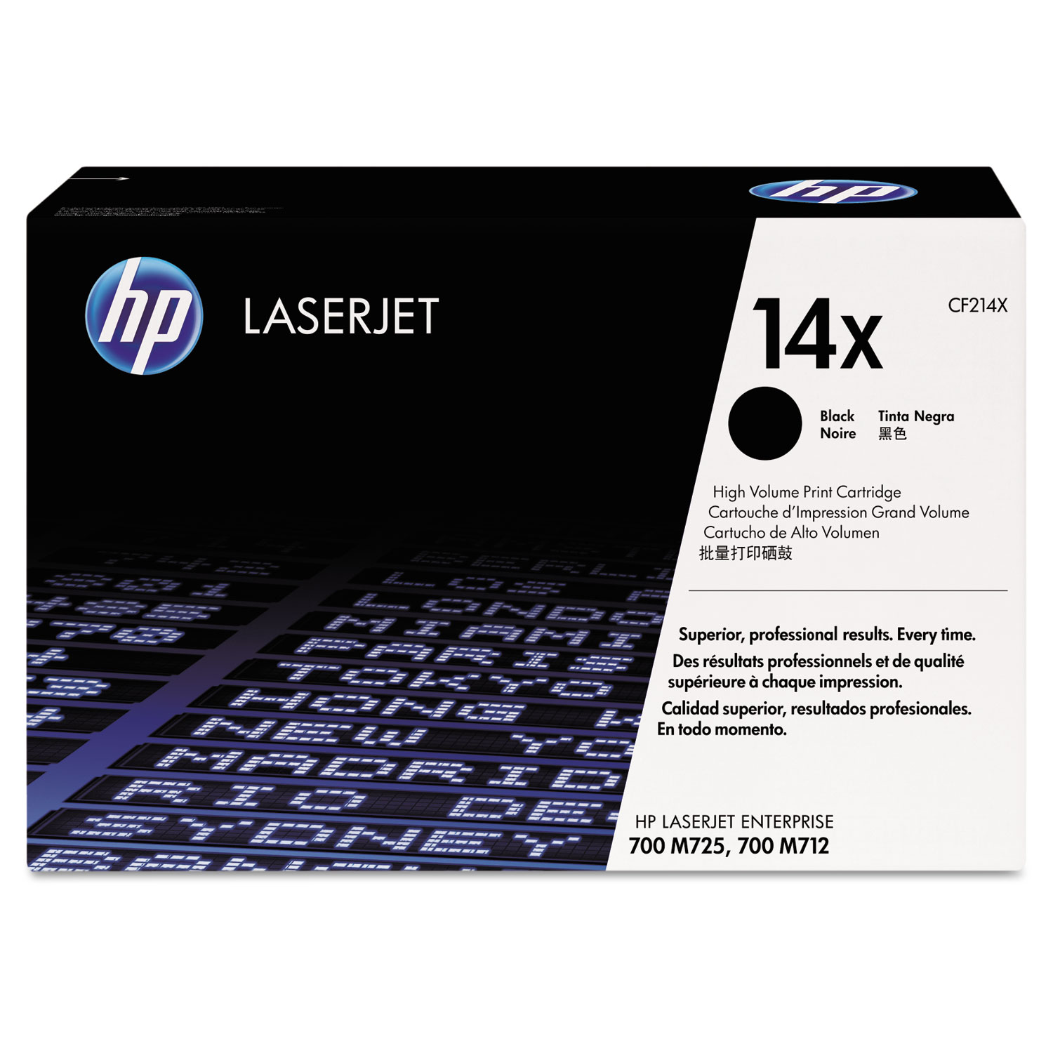 Toner HP CF214X (14X) Original para M712 / M725 / M712dn / M712n / M712xh / M725dn / M725f / M725z / M725z+ Preto Lacrado com NF e Garantia de 1 Ano
