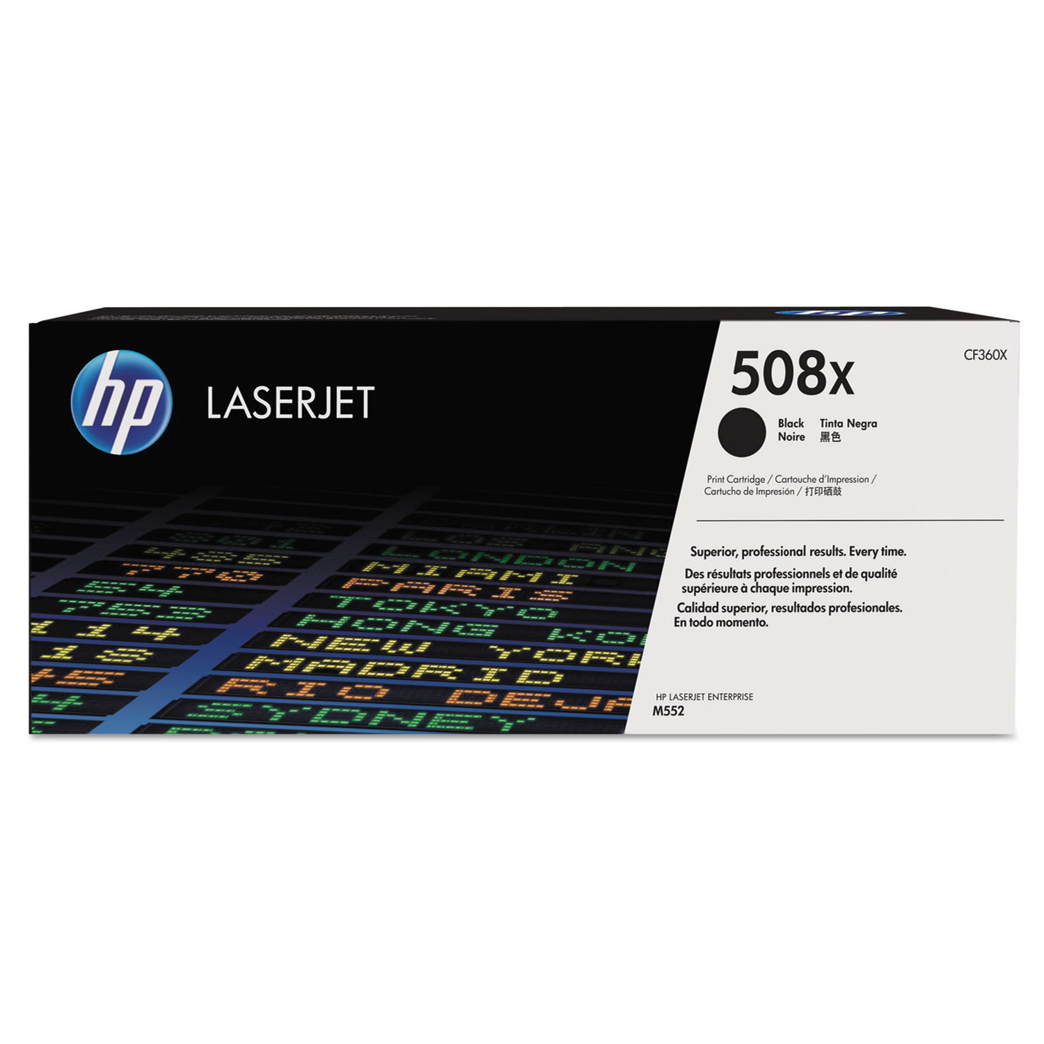Toner HP CF360X (508X) Original para M553 / M577 / Flow MFP / M577c / M577z / M553dh / M553dn / M553n / M553x / M577dn / M577f Preto Lacrado com NF