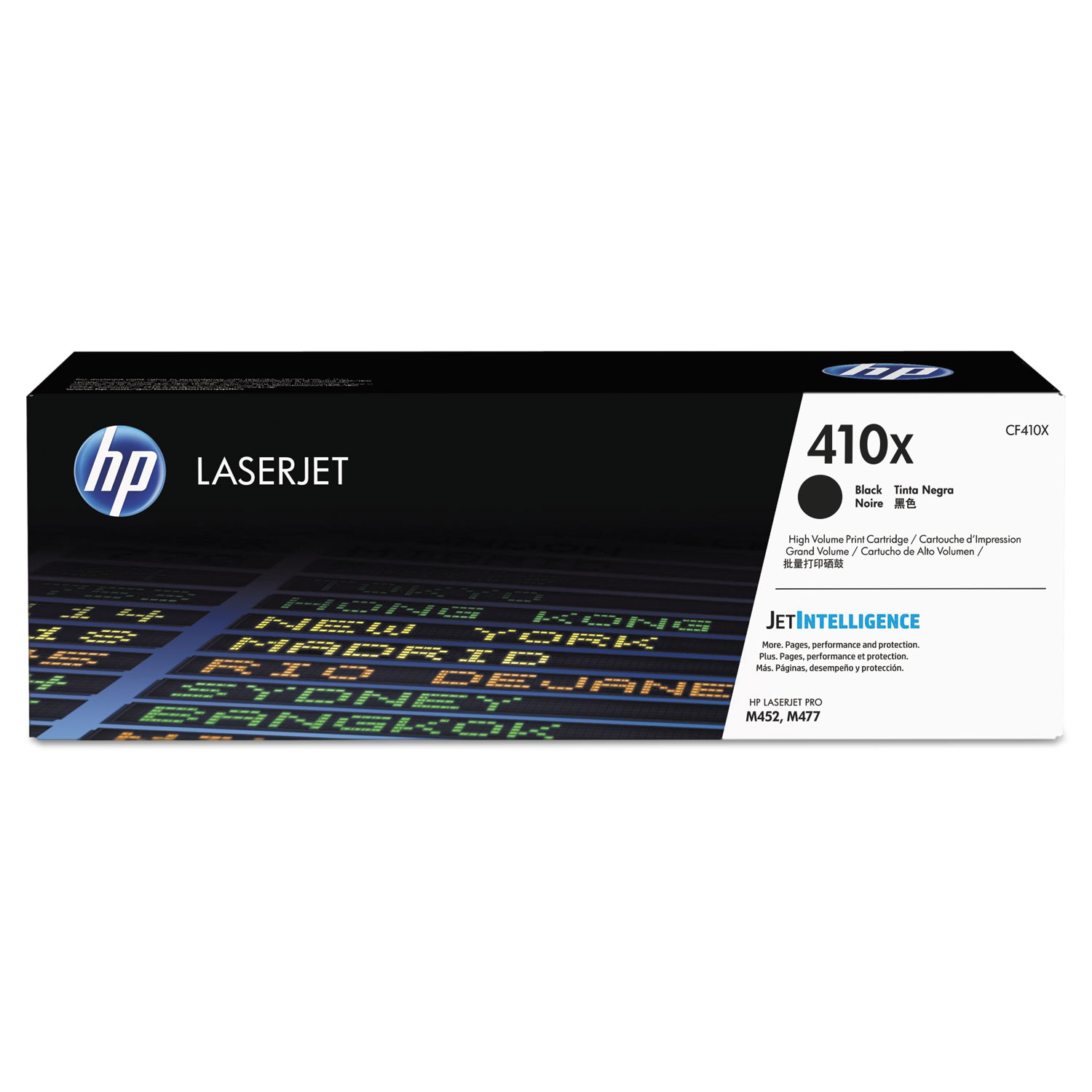 Toner HP CF410X (410X) Original para M452 / M477 / M377 / M452dn / M452dw / M452nw / MFP / M377dw / M477fdn / M477fdw / M477fnw Preto Lacrado com NF