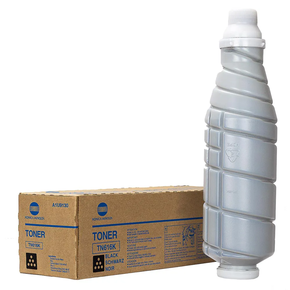 Toner Konica Minolta TN616K (A1U9130) Original para Bizhub Press C6000 / C7000 / C6000 / C7000 / C7000P Preto Lacrado com NF e Garantia de 1 Ano