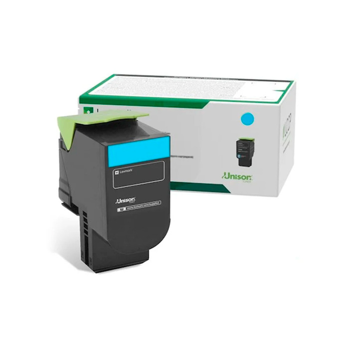 Toner Lexmark 78C4UC0 Ciano CS421 CX625 Original