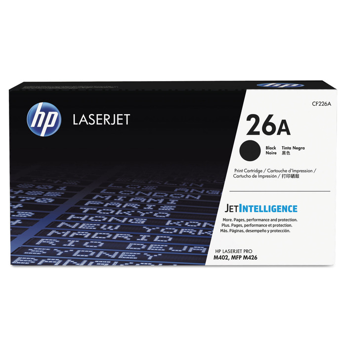 HP CF226A 26A Toner Original Preto p/ M426 M402