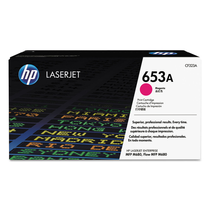 HP CF323A 653A Toner Magenta Original p/ M651 M680