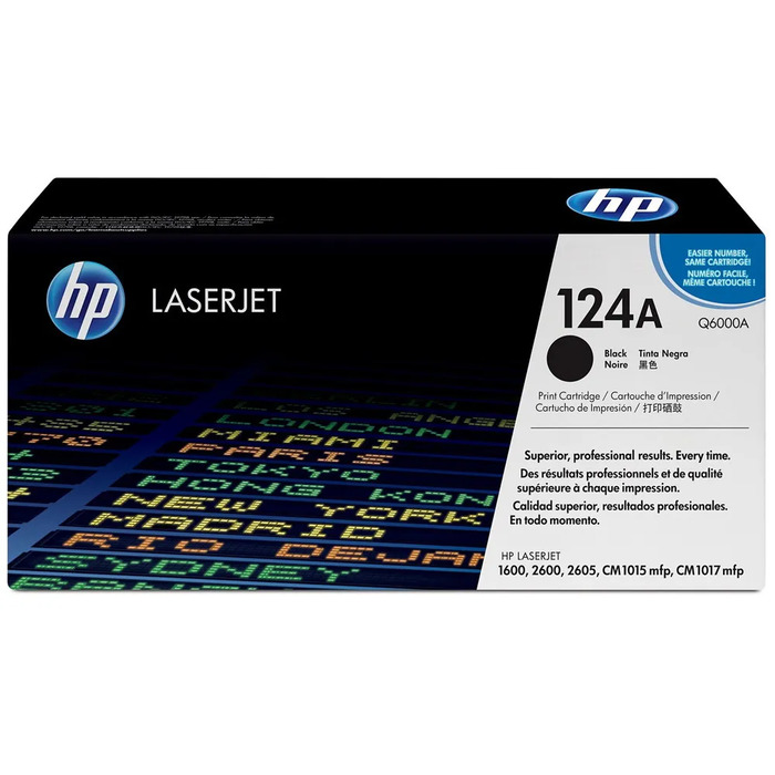 Q6000A 124A HP Toner Preto Original para 2605dtn 2605
