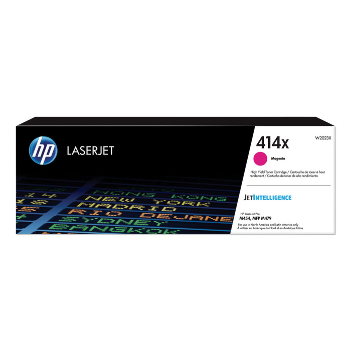 W2023X HP Magenta Original 414X p/ MFP M479