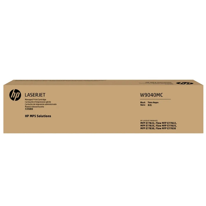HP W9040MC Preto | Toner Original HP E77822 E77825 E77830