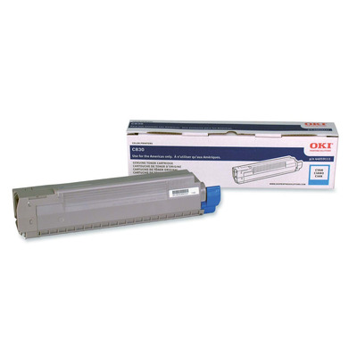 Toner Okidata 44059111 Original para C830 / C830dn / C830dtn Ciano Lacrado com NF e Garantia de 1 Ano
