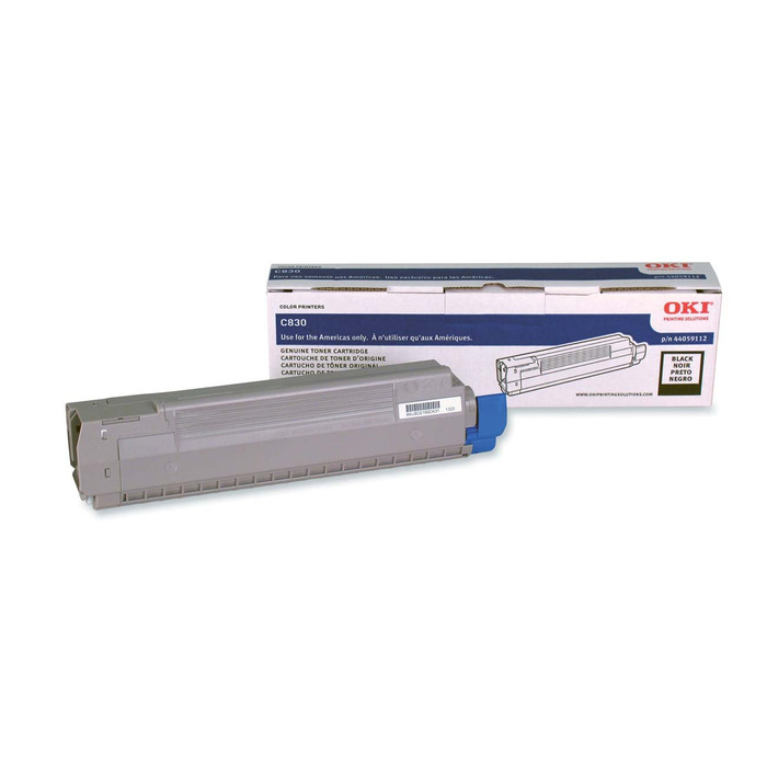 Toner Okidata 44059112 Original para C830 / C830dn / C830dtn Preto Lacrado com NF e Garantia de 1 Ano