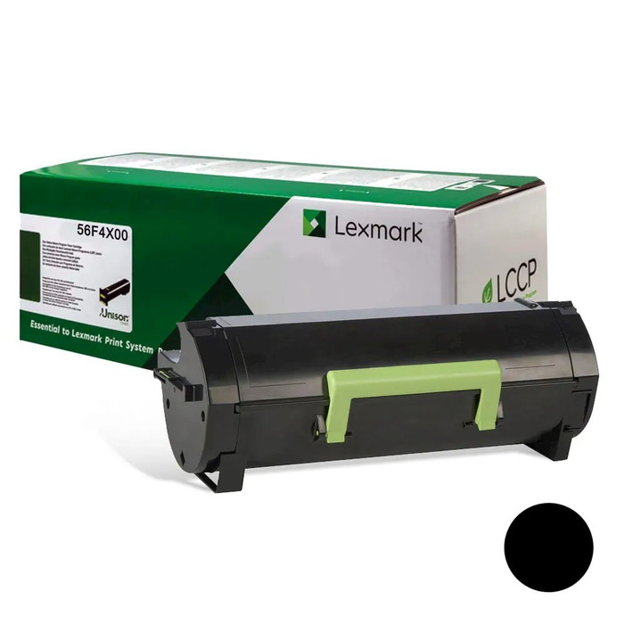 Toner Lexmark 56F4X00 Original para MS521 / MS621 / MS622 / MX521 / MX522 / MX622 / MS421dw / MS621dn / MX421ade / MX521de / MX622ade Lacrado com NF