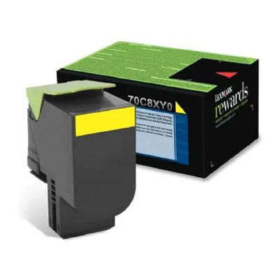 Toner Lexmark 70C8XY0 Original para CS510 / CS510de / CS510dte Amarelo Lacrado com NF e Garantia de 1 Ano