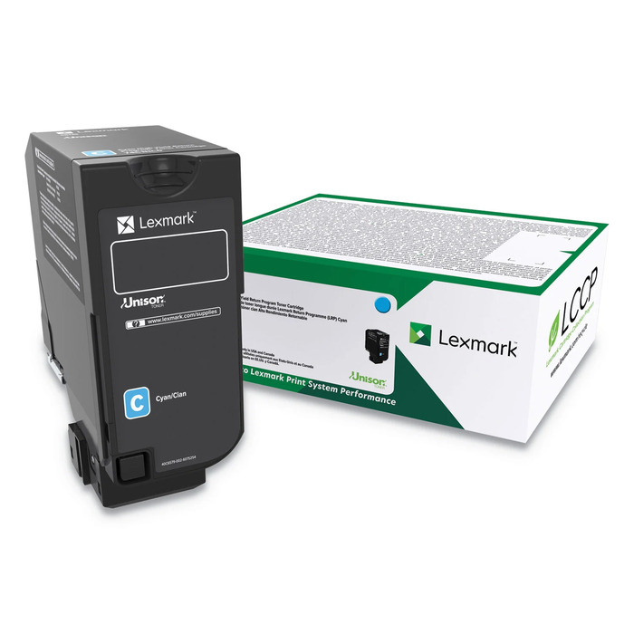 Toner Lexmark 74C4SC0 Original para CS720 / CS725 / CX720 / CX725 / CS725de / CS725dte / CS720de / CS720dte / CX725de / CX725dhe / CX725dth Ciano