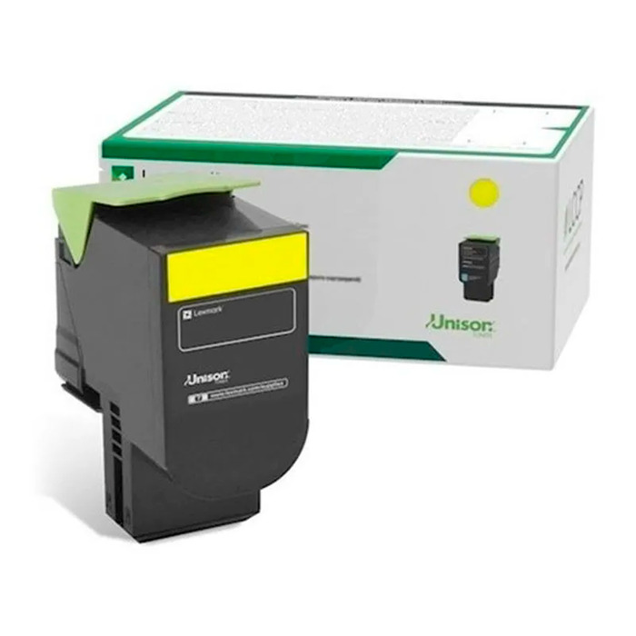 Toner Lexmark 78C4XY0 Original p/ CS421 / CS521 / CS622 / CX421 / CX522 / CX622 / CX625 / CX625ade / CS421dn / CX625adhe / CX522ade / CX421adn Amarelo