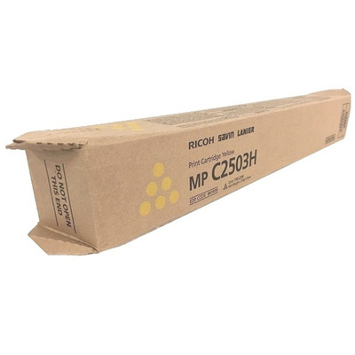 Toner Ricoh 841919 Original para MP C2003 / C2503 / C2004 / C2504 / MP C2004ex / MP C2504ex Amarelo Lacrado com NF e Garantia de 1 ano