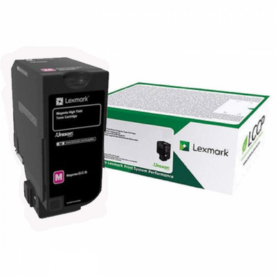 Toner Lexmark 84C4HM0 Original para CX725 / CX725de / CX725dhe / CX725dthe Magenta de Alto Rendimento Lacrado com NF