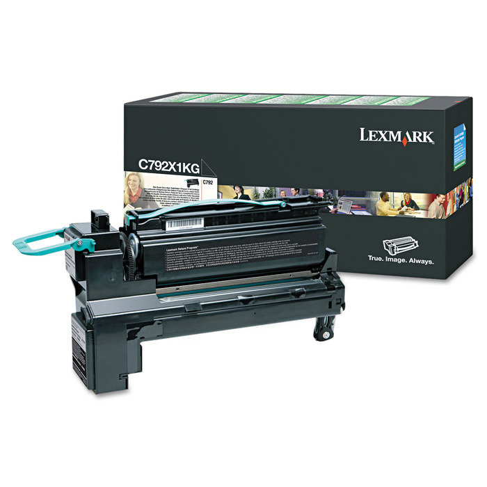 Toner Lexmark C792X1KG Original para C792 / C792DE / C792DHE / C792DTE / C792E Preto Lacrado com NF e Garantia de 1 Ano