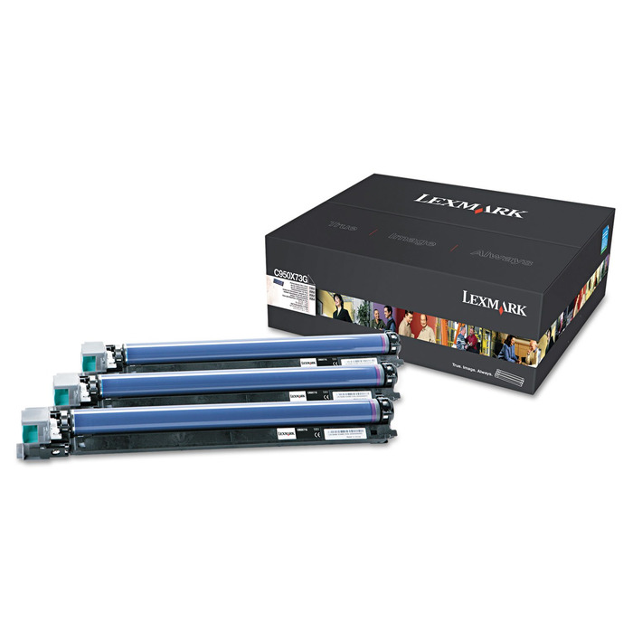 Kit de Cilindros Lexmark C950X73G Original para C950 / X950 / X952 / X954 / C950de / X950de / X952dte / X954dhe Color Lacrado com NF e Garantia
