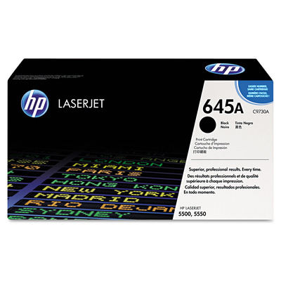 Toner HP C9730A (645A) Original para 5500 / 5550 / 5500dn / 5500dtn / 5500n / 5500hdn / 5550dn / 5550dtn / 5550n / 5550hdn Preto Lacrado com Garantia