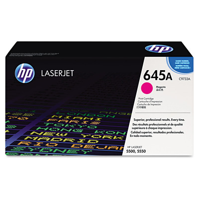 Toner HP C9733A (645A) Original para 5500 / 5550 / 5500dn / 5500dtn / 5500n / 5500hdn / 5550dn / 5550dtn / 5550n / 5550hdn Magenta Lacrado e Garantia