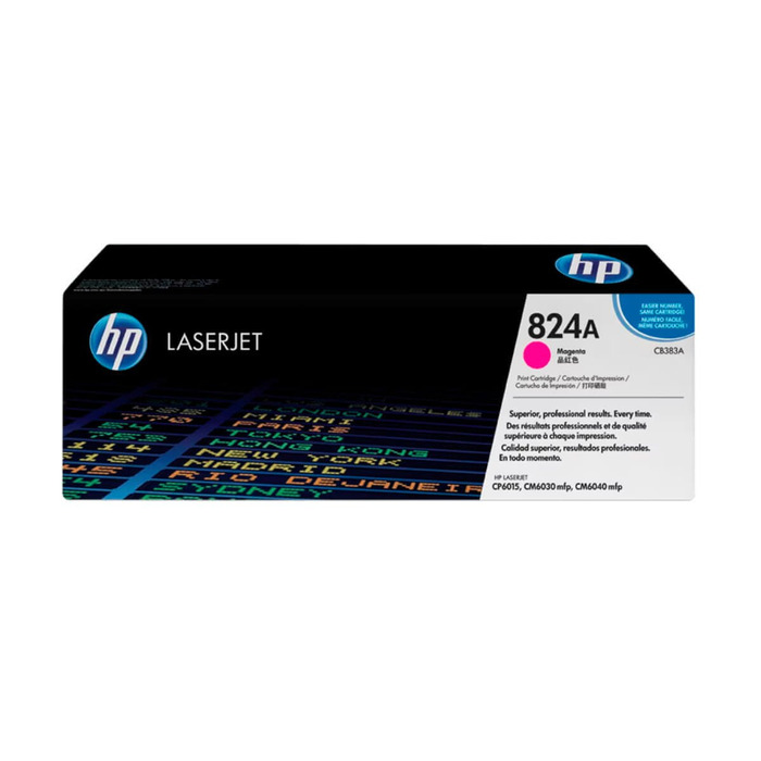 Toner HP CB383A (824A) Original para CP6015 / CP6015XH / CP6015XH / CP6015X / CP6015N / CP6015DN Magenta Lacrado com NF e Garantia de 1 Ano