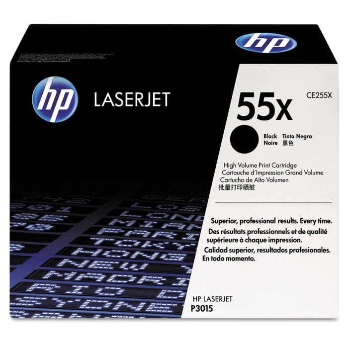 Toner HP CE255X (55X) Original para P3015 / M525 / M521 MFP / M525dn / M525f MFP / M525c / P3015 / P3015d / P3015dn / P3015n / P3015x / M521dn Lacrado
