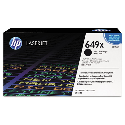 Toner HP CE260X (649X) Original para CP4025 / CP4525 / CP4025dn / CP4025n / CP4525dn / CP4525n / CP4525xh Preto Lacrado com NF e Garantia de 1 Ano