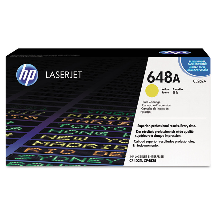 Toner HP CE262A (648A) Original para CP4025 / CP4525 / CP4025dn / CP4025n / CP4525dn / CP4525n / CP4525xh Amarelo Lacrado com NF e Garantia de 1 Ano