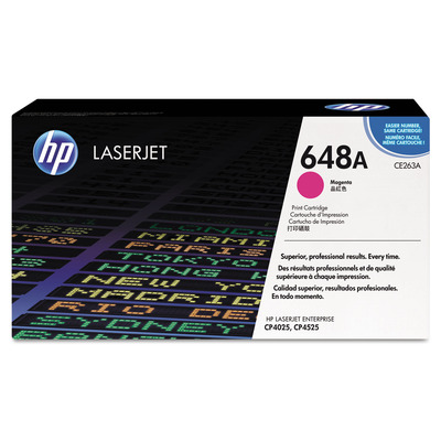 Toner HP CE263A (648A) Original para CP4025 / CP4525 / CP4025dn / CP4025n / CP4525dn / CP4525n / CP4525xh Magenta Lacrado com NF e Garantia de 1 Ano