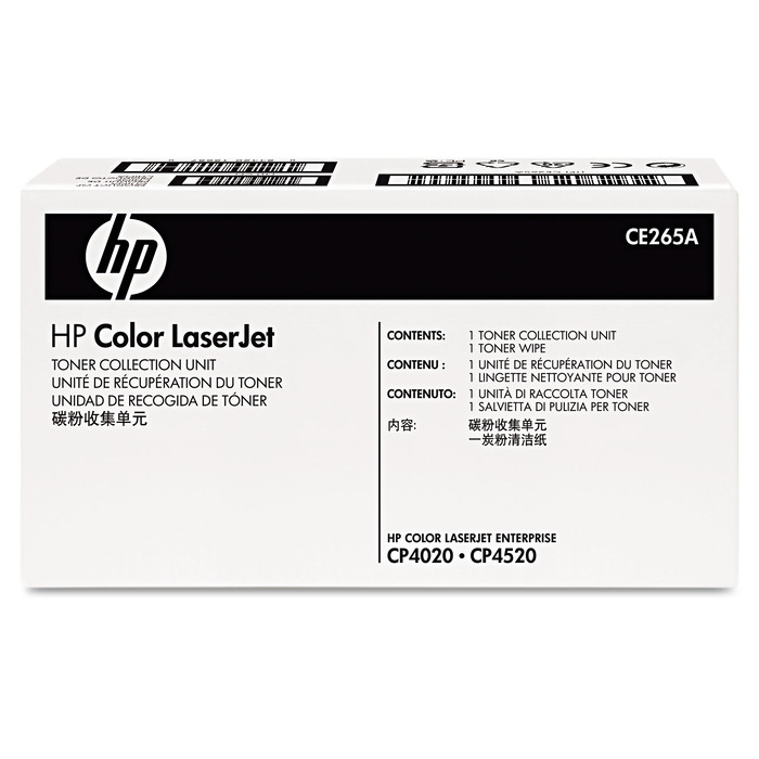 Box de Resíduos HP CE265A Original para CP4025 / CP4525 / CM4540 / M680 / M651 / CM4540f / CP4025n / CP4525n / CP4525xh / M651n / M680dn (CC493-67913)