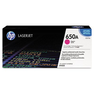 Toner HP CE273A (650A) Original para CP5525 / M750 / CP5520 / CP5525dn / CP5525n / M750dn / M750n / M750xh / CP5525xh Magenta Lacrado c/ NF e Garantia