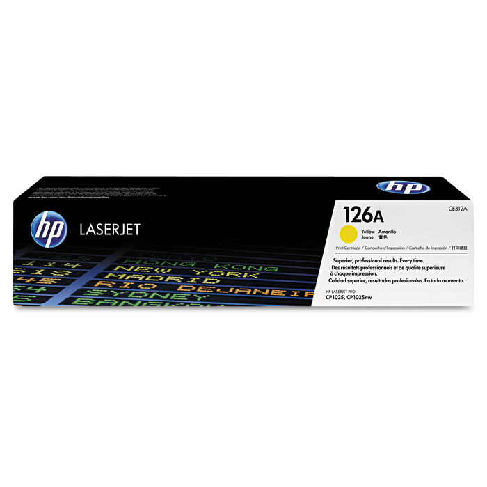 Toner HP CE312A (126A) Original para CP1025 / M175 / M275 / CP1025 / CP1025nw / MFP / M175NW / M275 Amarelo Lacrado com NF e Garantia de 1 Ano