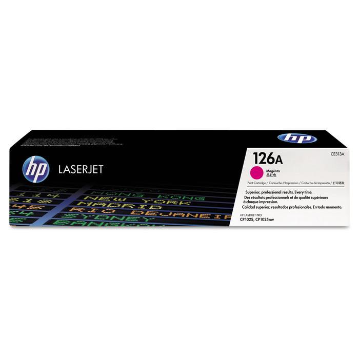 Toner HP CE313A (126A) Original para CP1025 / M175 / M275 / CP1025 / CP1025nw / MFP / M175NW / M275 Magenta Lacrado com NF e Garantia de 1 Ano
