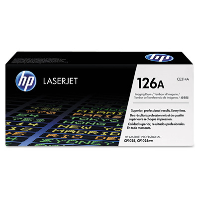 Cilindro de Imagem HP CE314A (126A) Original para CP1025 / M175 / M275 / CP1025 / CP1025nw / MFP / M175NW / M275 / MFP / M176n / MFP / M177fw Lacrado