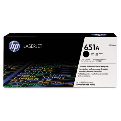 Toner HP CE340A (651A) Original para M775 / M775dn / M775f / M775z / M775z+ Preto Lacrado com NF e Garantia de 1 Ano