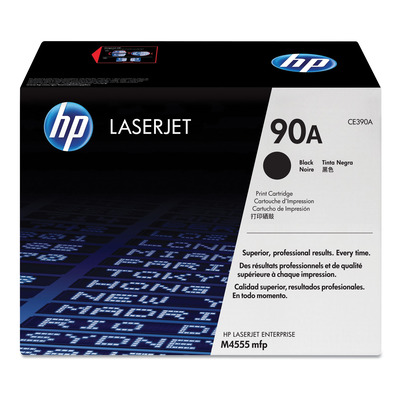 Toner HP CE390A (90A) Original para M4555 / MFP / M601 / M602 / M603 / M601dn / M601n / M602n / M602x / M603dn / M603n / MFP / M4555f / M4555h Lacrado