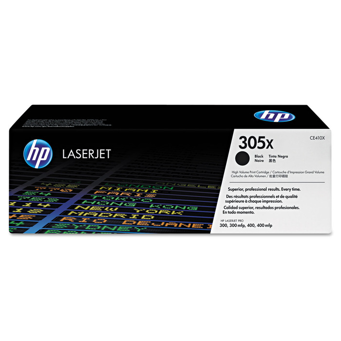 Toner HP CE410X (305X) Original para M351 / M375 / M451 / M475 / M375nw / M451dn / M451dw / M451nw / M475dn / M475dw Preto Lacrado com NF e Garantia