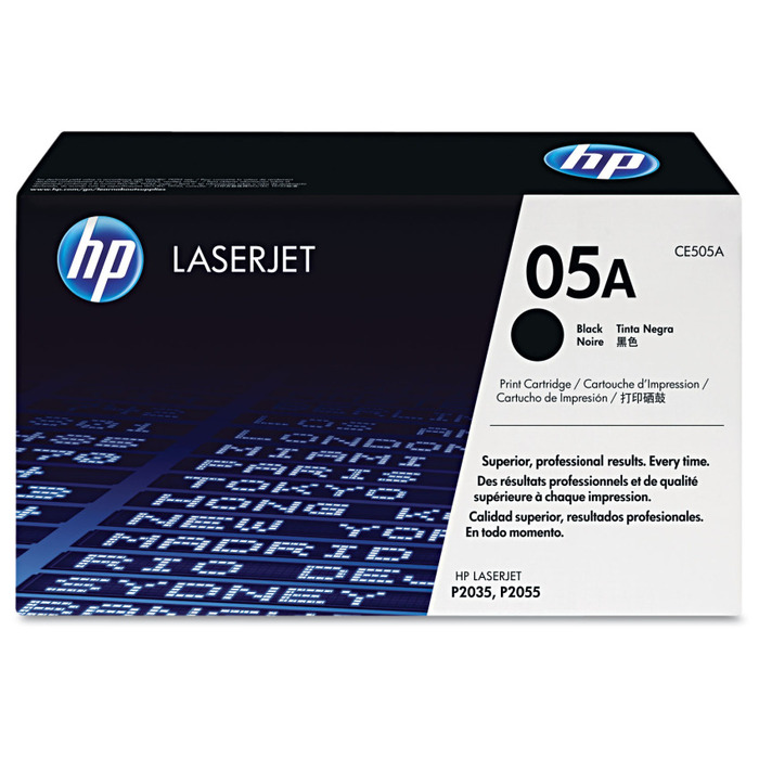 Toner HP CE505A (05A) Original para P2035 / P2055 / P2035n / P2055d / P2055dn / P2055x Preto Lacrado com NF e Garantia de 1 Ano