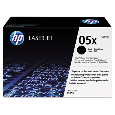 Toner HP CE505X (05X) Original para P2055 / P2055d / P2055dn / P2055x Preto Lacrado com NF e Garantia de 1 Ano