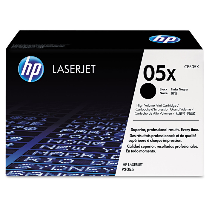 Toner HP CE505X (05X) Original para P2055 / P2055d / P2055dn / P2055x Preto Lacrado com NF e Garantia de 1 Ano