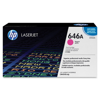 Toner HP CF033A (646A) Original para CM4540 / CM4540F / CM4540fskm MFP / CM4540 MFP Magenta Lacrado com NF e Garantia de 1 Ano