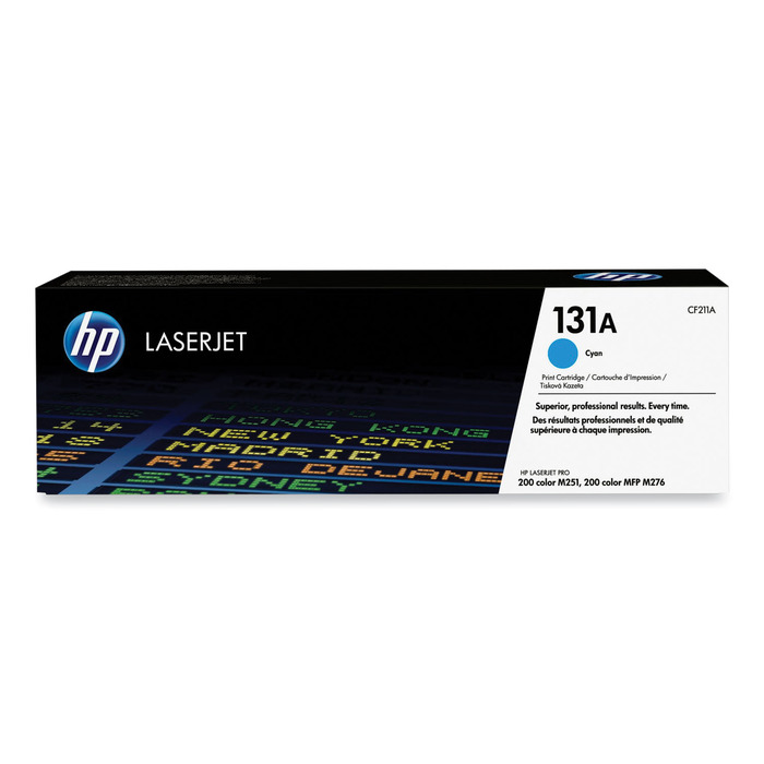 Toner HP CF211A (131A) Original para M251 / M276 / M251nw / MFP / M276nw Ciano Lacrado com NF e Garantia de 1 Ano