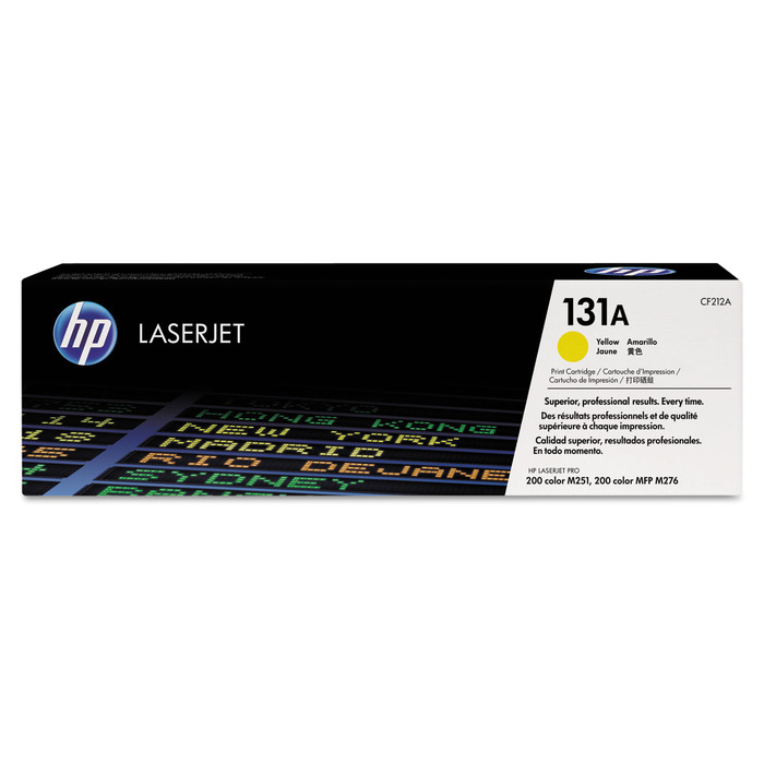 Toner HP CF212A (131A) Original para M251 / M276 / M251nw / MFP / M276nw Amarelo Lacrado com NF e Garantia de 1 Ano