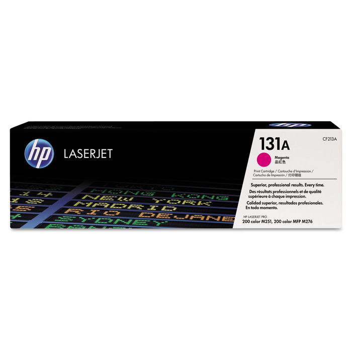 Toner HP CF213A (131A) Original para M251 / M276 / M251nw / MFP / M276nw Magenta Lacrado com NF e Garantia de 1 Ano