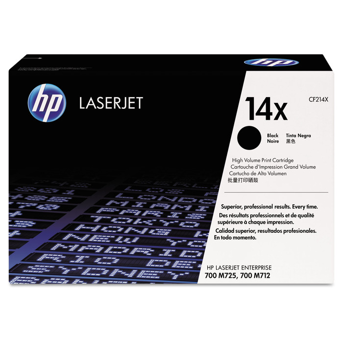 Toner HP CF214X (14X) Original para M712 / M725 / M712dn / M712n / M712xh / M725dn / M725f / M725z / M725z+ Preto Lacrado com NF e Garantia de 1 Ano