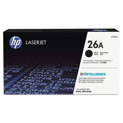 Toner HP CF226A (26A) Original para M402 / M426 / M402dn / M402dne / M402dw / M402n / MFP / M426dw / M426fdn / M426fdw Preto Lacrado com NF e Garantia