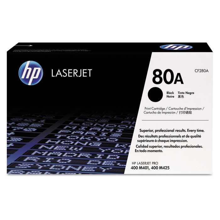 Toner HP CF280A (80A) Original para M401 / M425 / M401dn / M401dne / M401dw / M401n / MFP / M425dn Preto Lacrado com NF e Garantia de 1 Ano