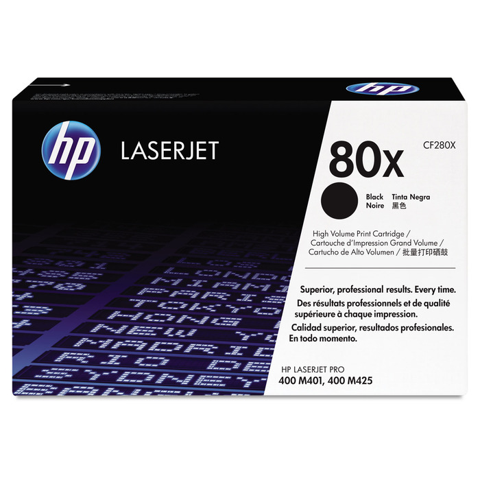 Toner HP CF280X (80X) Original para M401 / M425 / M401dn / M401dne / M401dw / M401n / MFP / M425dn Preto Lacrado com NF e Garantia de 1 Ano