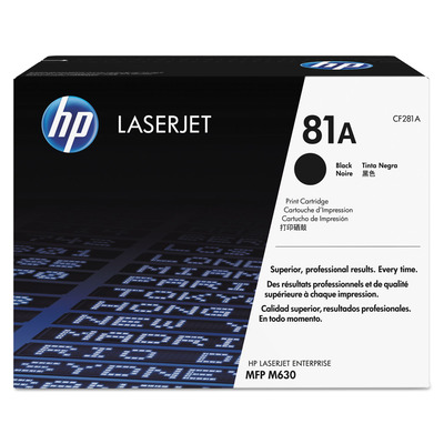 Toner HP CF281A (81A) Original para M604 / M605 / M606 / M630h / M604dn / M604n / M605dh / M605dn / M605n / M605x / M606dn / M606x / M630f / M630z
