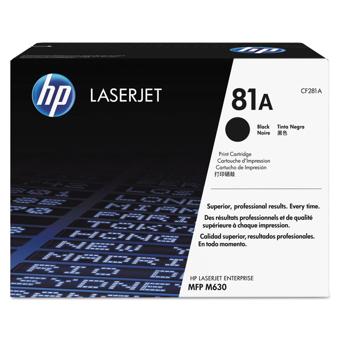 Toner HP CF281A (81A) Original para M604 / M605 / M606 / M630h / M604dn / M604n / M605dh / M605dn / M605n / M605x / M606dn / M606x / M630f / M630z