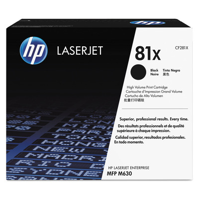 Toner HP CF281X (81X) Original para M605 / M606 / M630 / M605dh / M605dn / M605n / M605x / M606dn / M606x / MFP / M630f / M630h / M630z Lacrado com NF